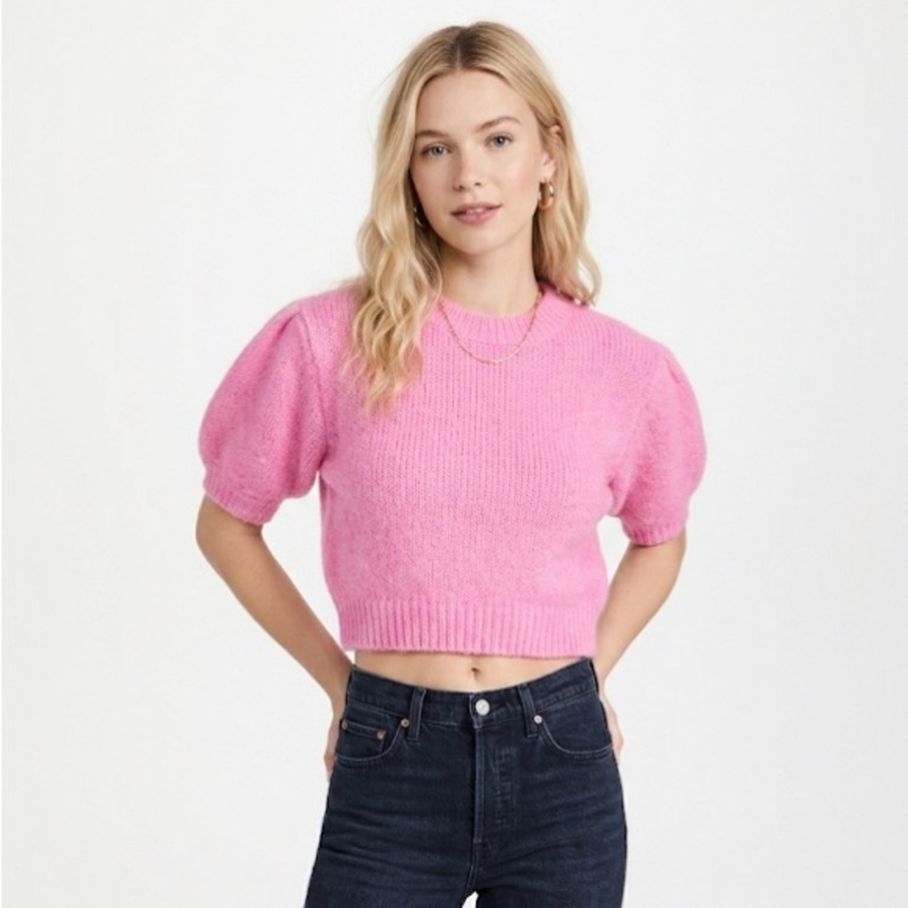 ZARA pink crop sweater size xsmall
